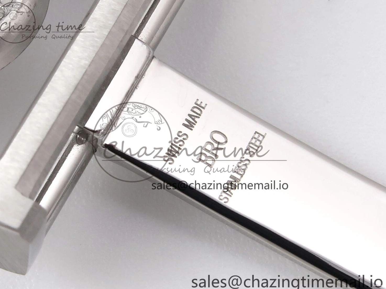 MIROTIME 0302 OnTrend Portugieser Automatic 42mm SS APSF 1:1 Best Edition White RG Dial on Black Leather Strap A 7010